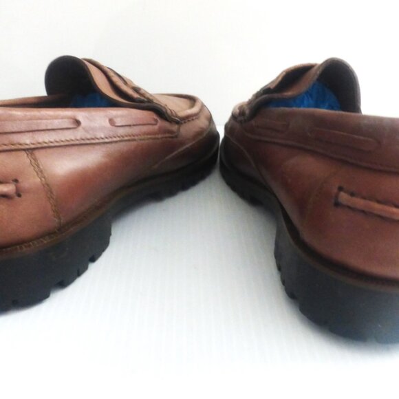 SHO1 Vintage Pierre Cardin MEN'S SHOES Size 9M Men's Loafers Slip On Shoes Boat - Picture 10 of 14